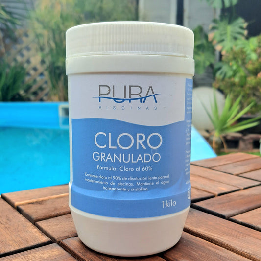 Cloro Granulado 60% 1 kilo