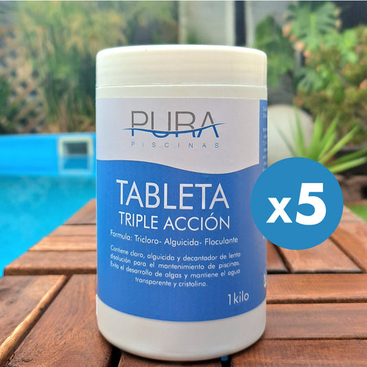Tableta Triple Acción x 5